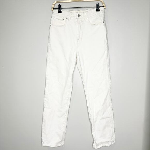 Madewell Womens 90' Straight Jeans High Rise Stretch Vintage Canvas Size 28 - Picture 3 of 9